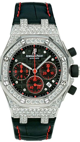 Review 26271BC.ZZ.D002CR.01 Fake Audemars Piguet Ladies Royal Oak Offshore Las Vegas Strip watch - Click Image to Close